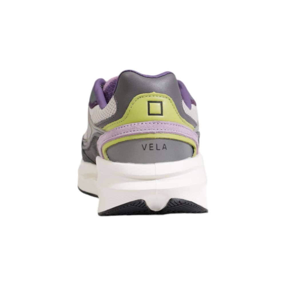 D.A.T.E. Gray Fabric Sneaker