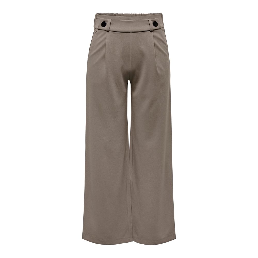 Jacqueline de Yong Gray Polyester Pant