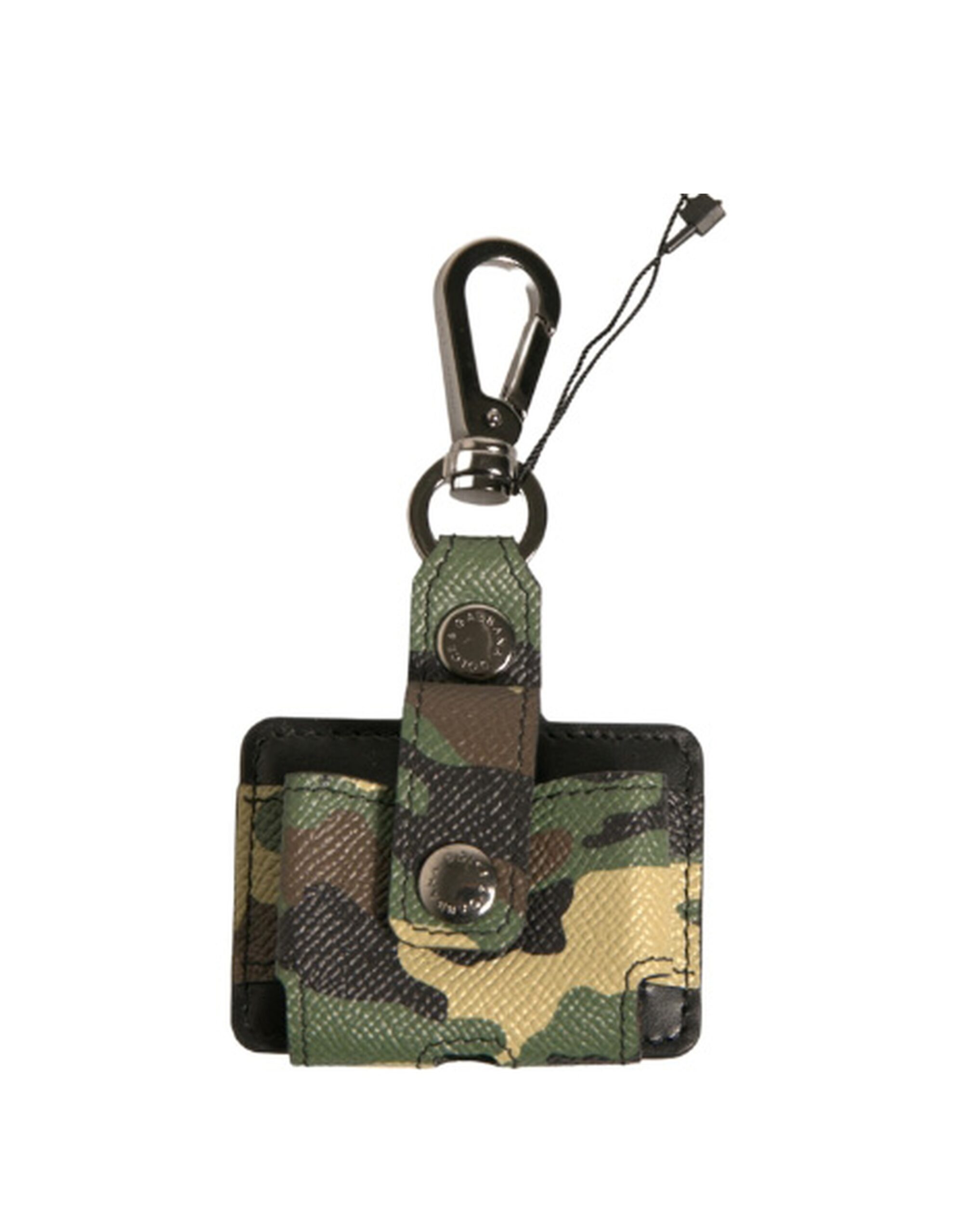 Чехол Dolce & Gabbana Multicolor Camouflage из натуральной кожи для Airpods