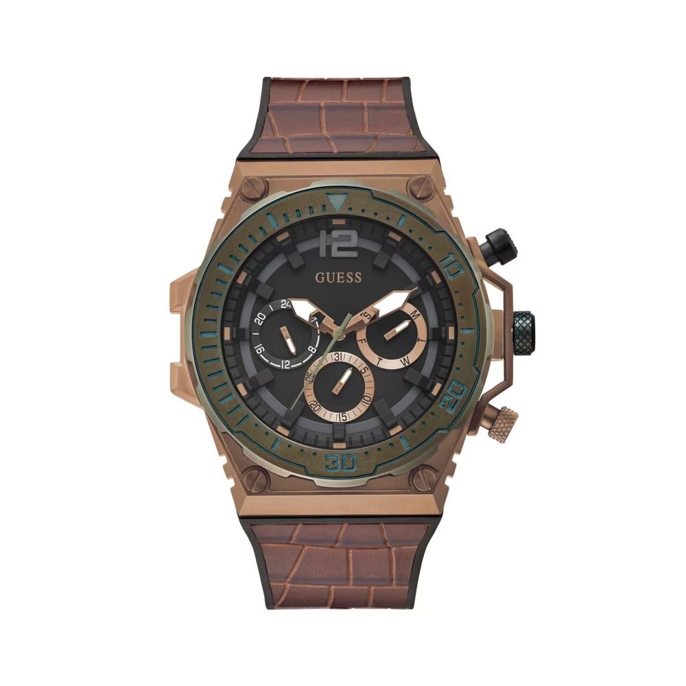 GUESS Brown Synthetic Watch