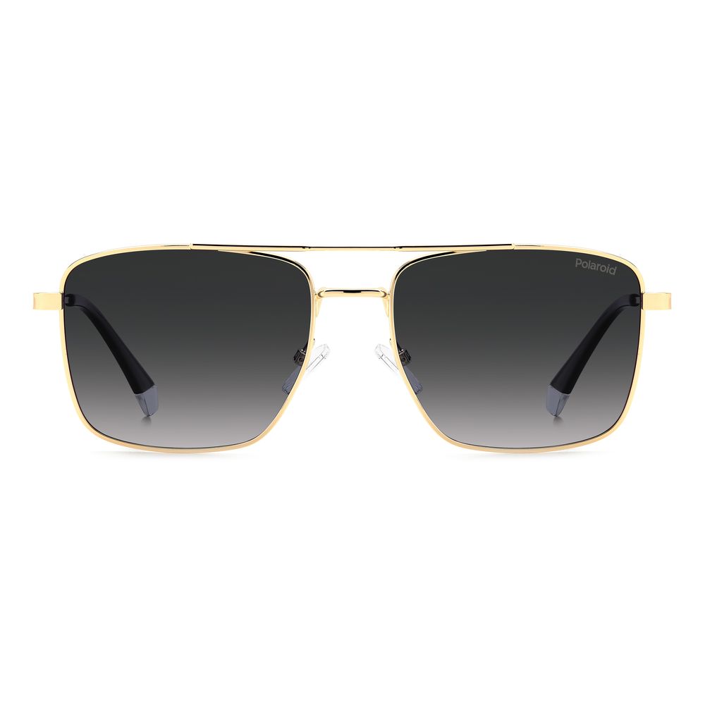 Polaroid Gold Metal Sunglasses