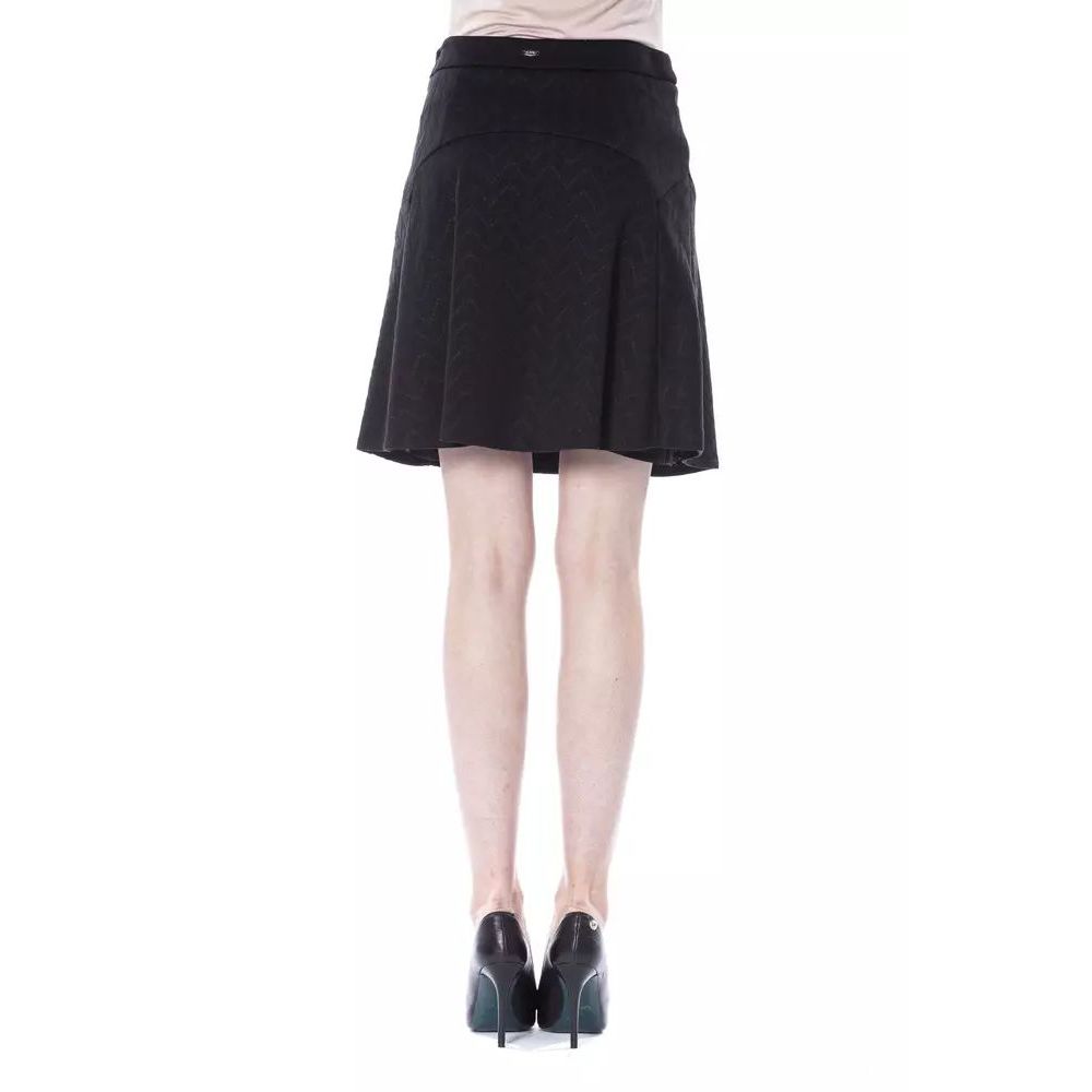 BLU BYBLOS Black Polyester Skirt