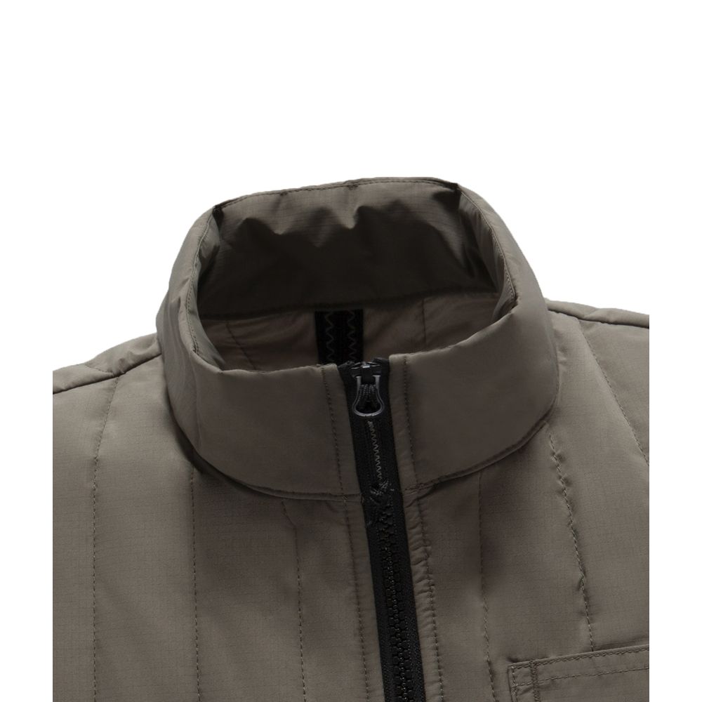 Refrigiwear Gray Polyester Men Vest