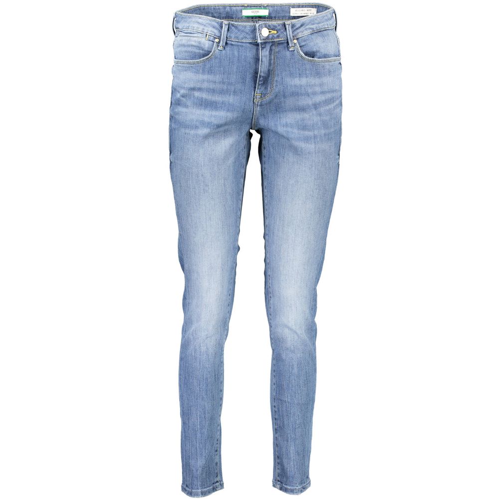 Guess Shoes Light Blue Cotton Women Jeans