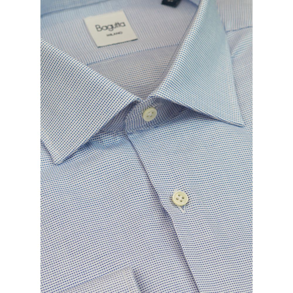 Bagatt Blue Cotton Men's Shirt