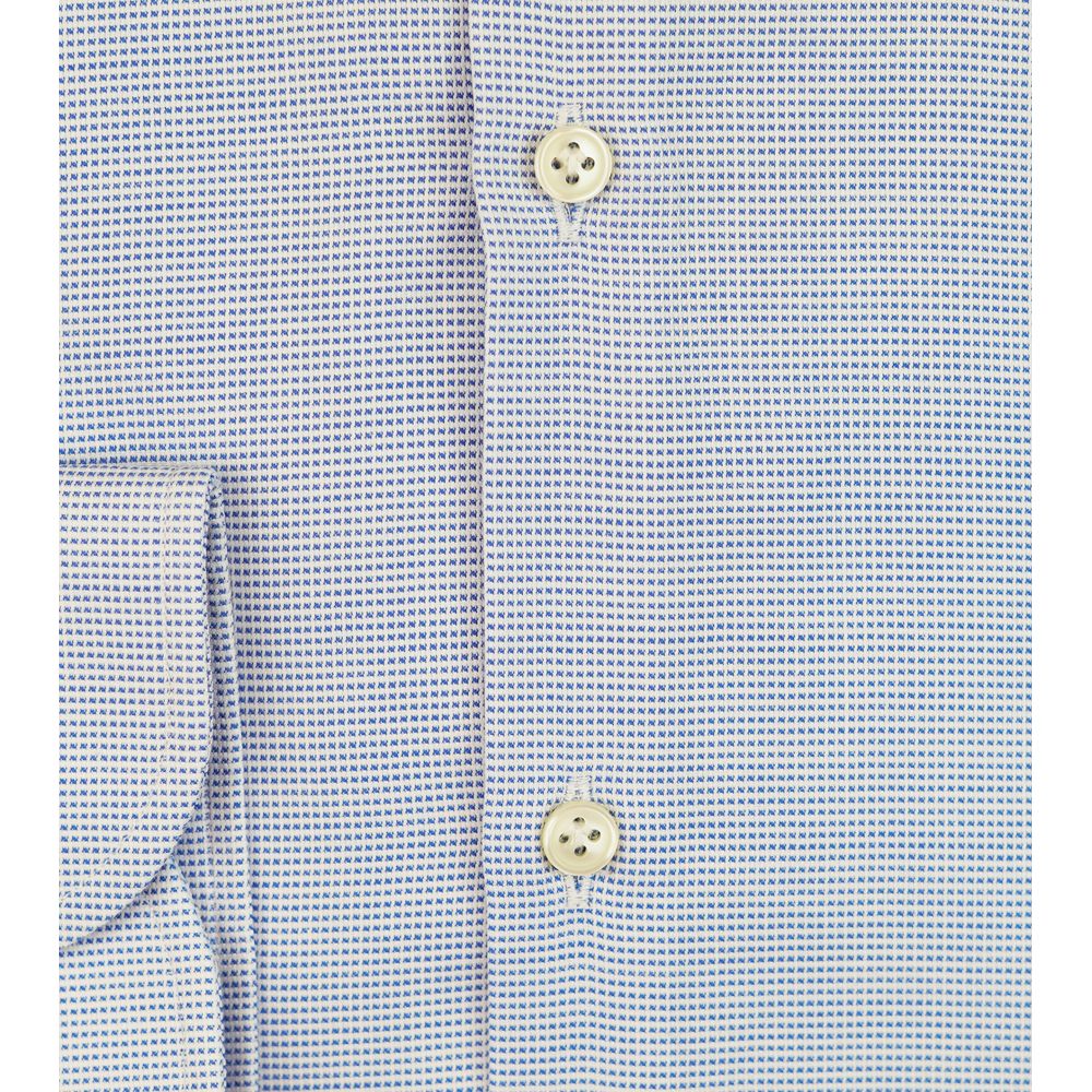 Bagatt Blue Cotton Men's Shirt