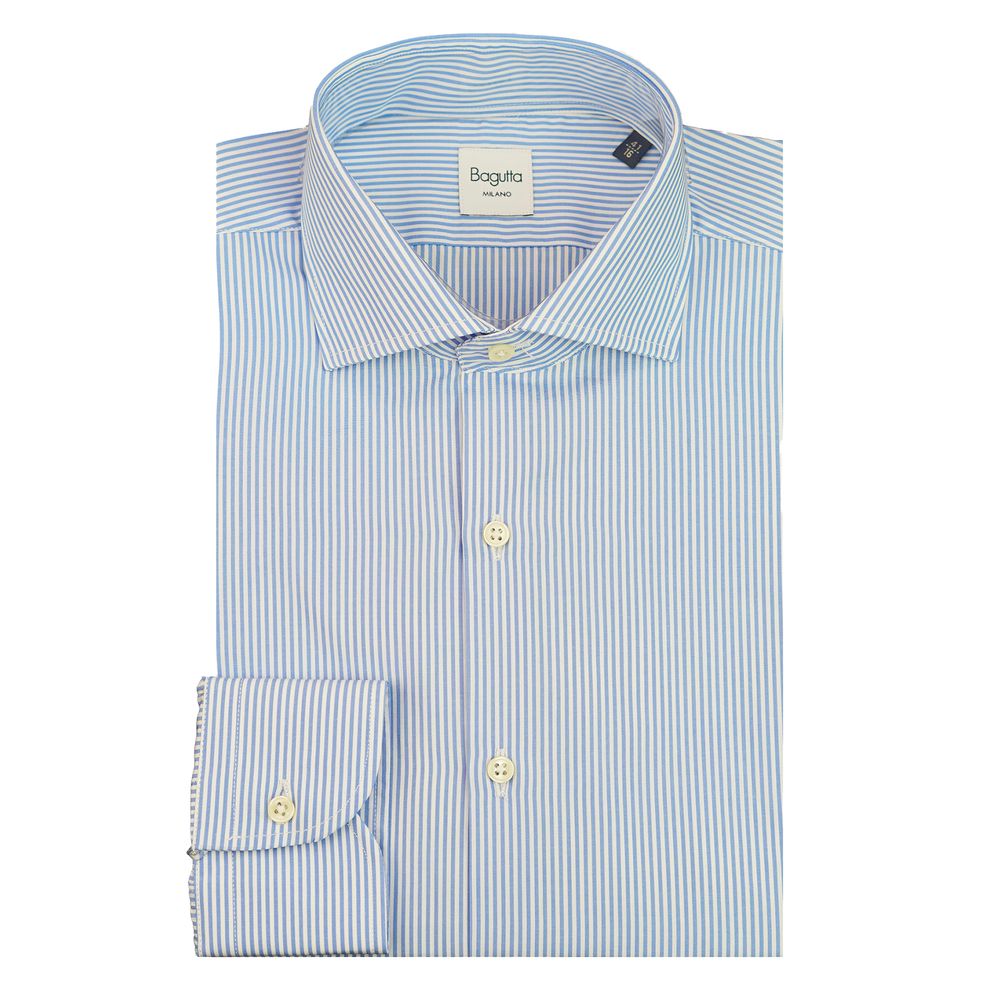Bagatt Light Blue Cotton Men Shirt