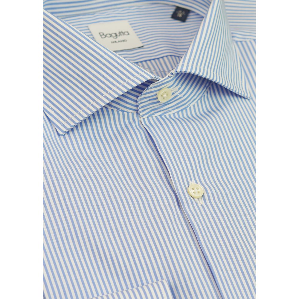 Bagatt Light Blue Cotton Men Shirt