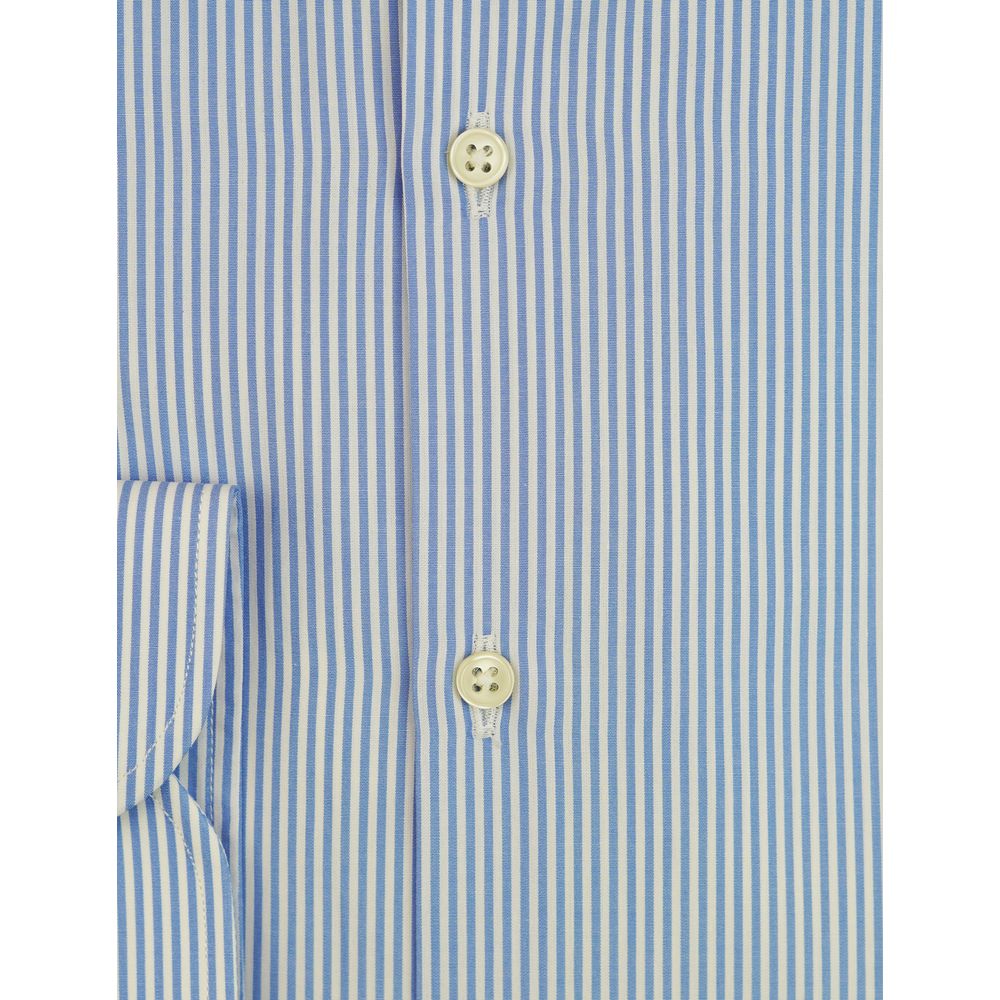 Bagatt Light Blue Cotton Men Shirt