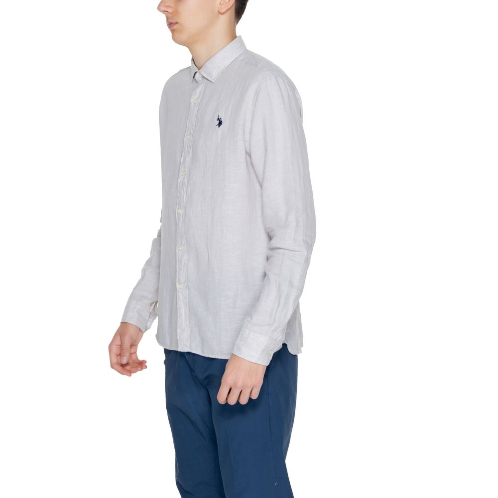 U.S. Polo Assn. Beige Linen Shirt