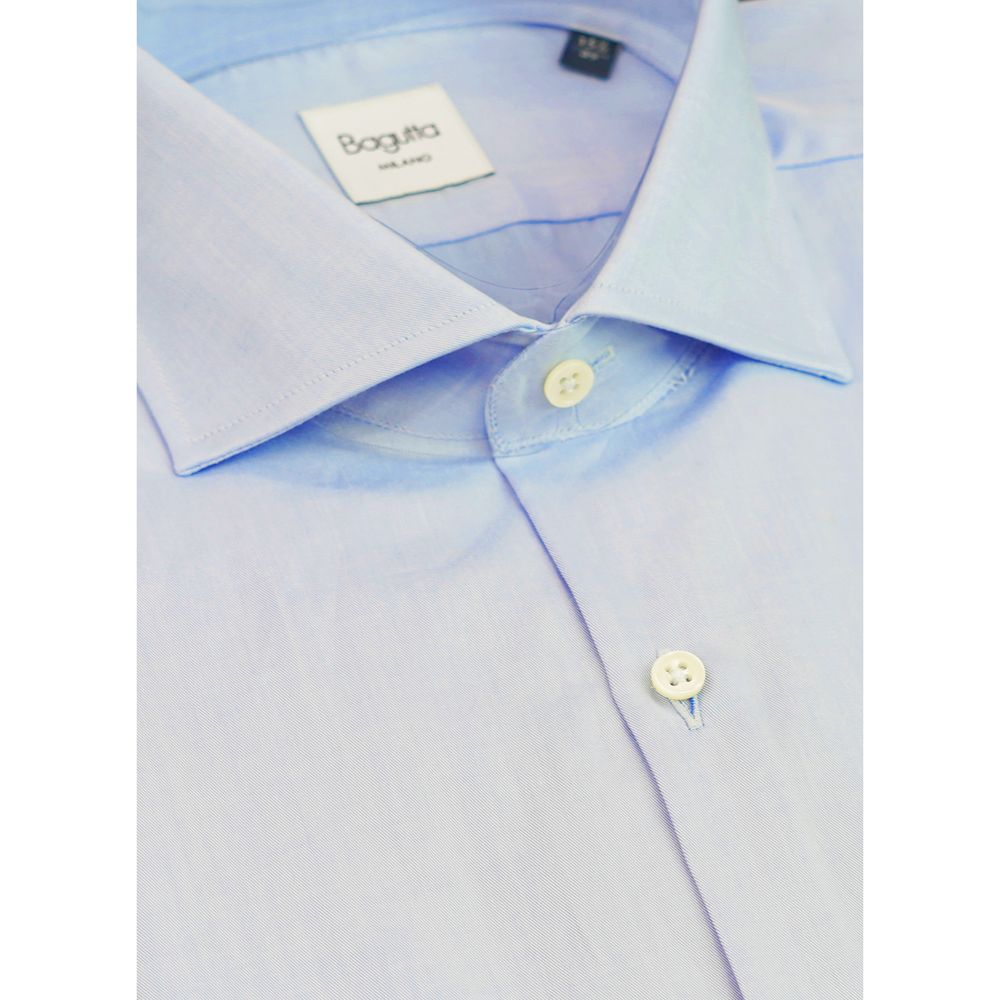 Bagatt Light Blue Cotton Men Shirt