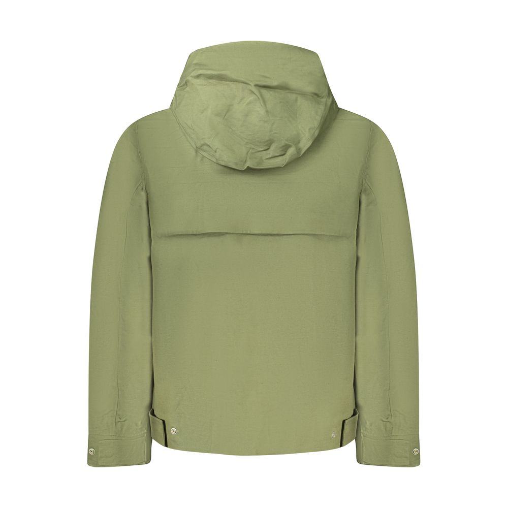 K-Way Green Linen Men Jacket