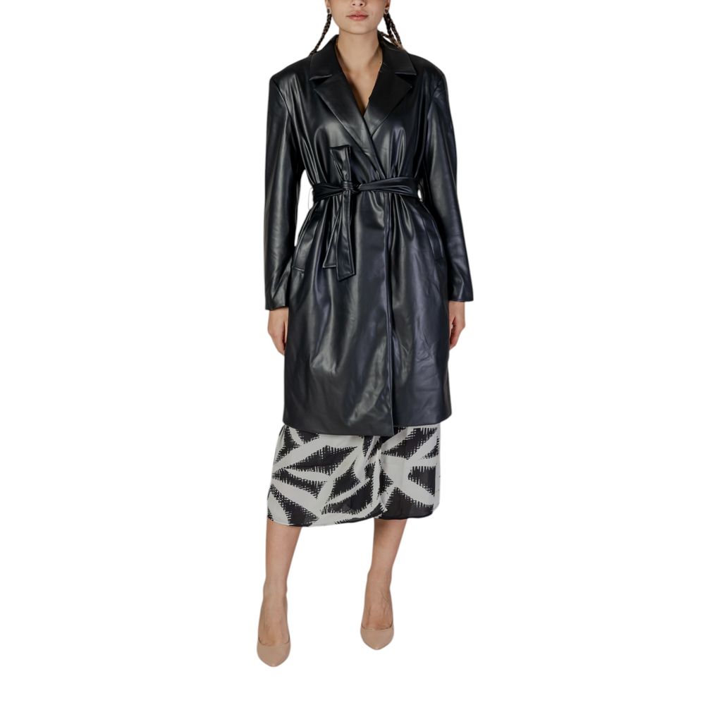 ONLY Black Polyester Jackets & Coat