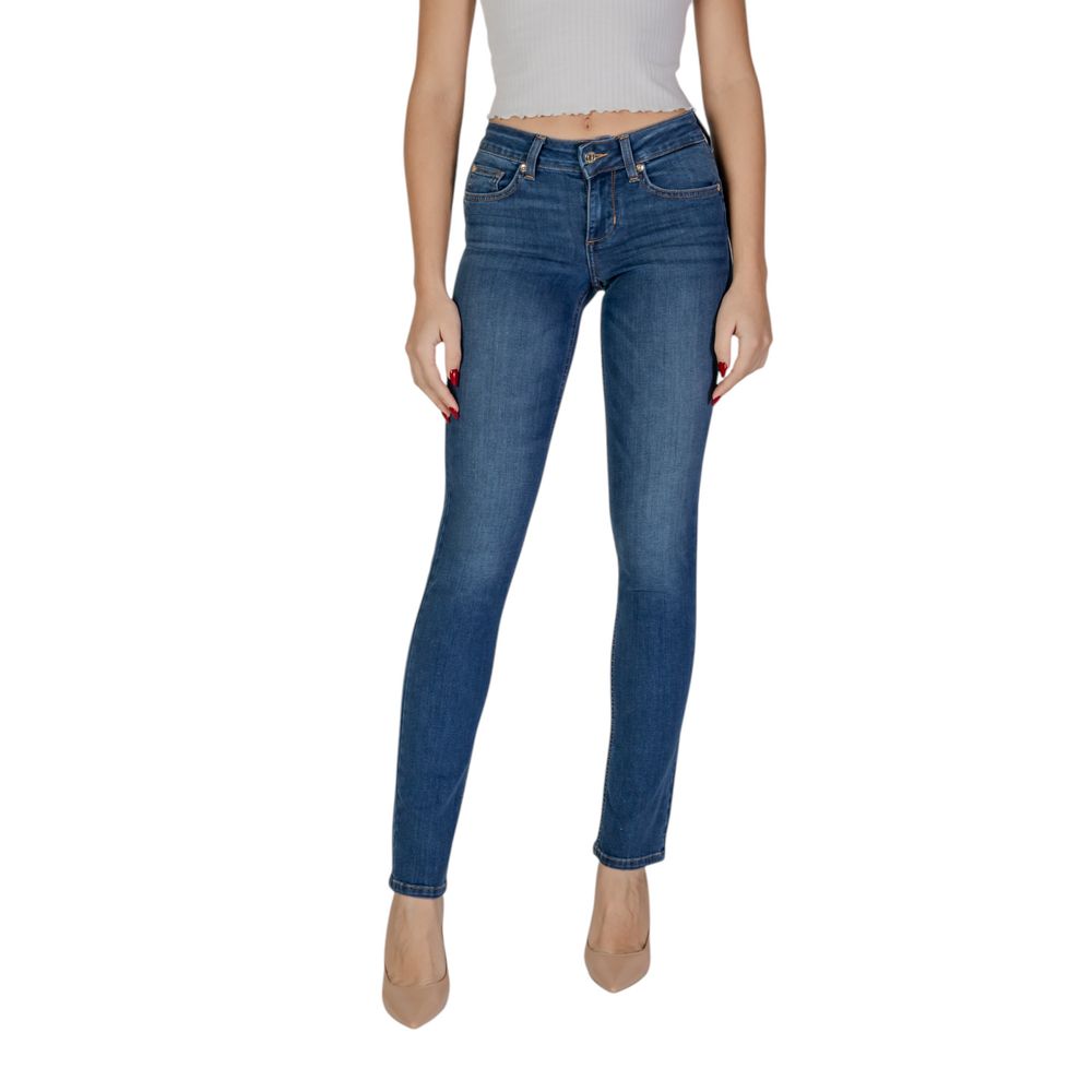 LIU JO Blue Cotton Slim Fit Jean