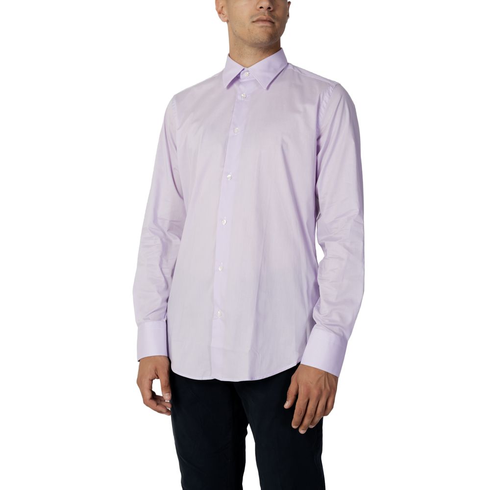 LIU JO Purple Cotton Shirt