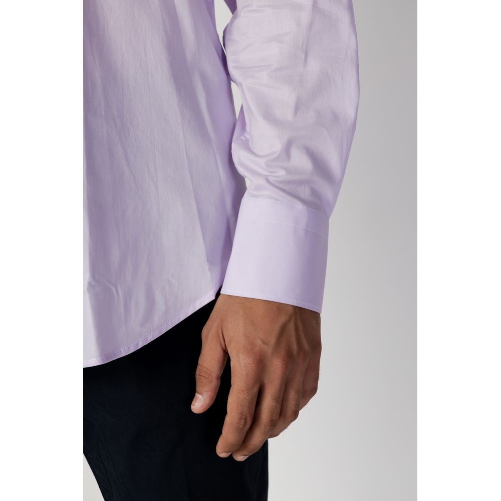 LIU JO Purple Cotton Shirt