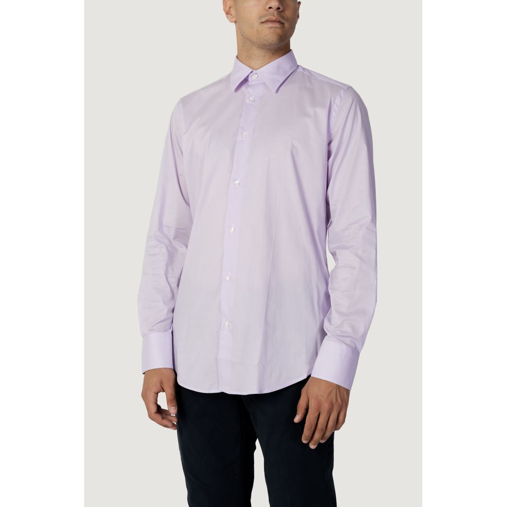 LIU JO Purple Cotton Shirt