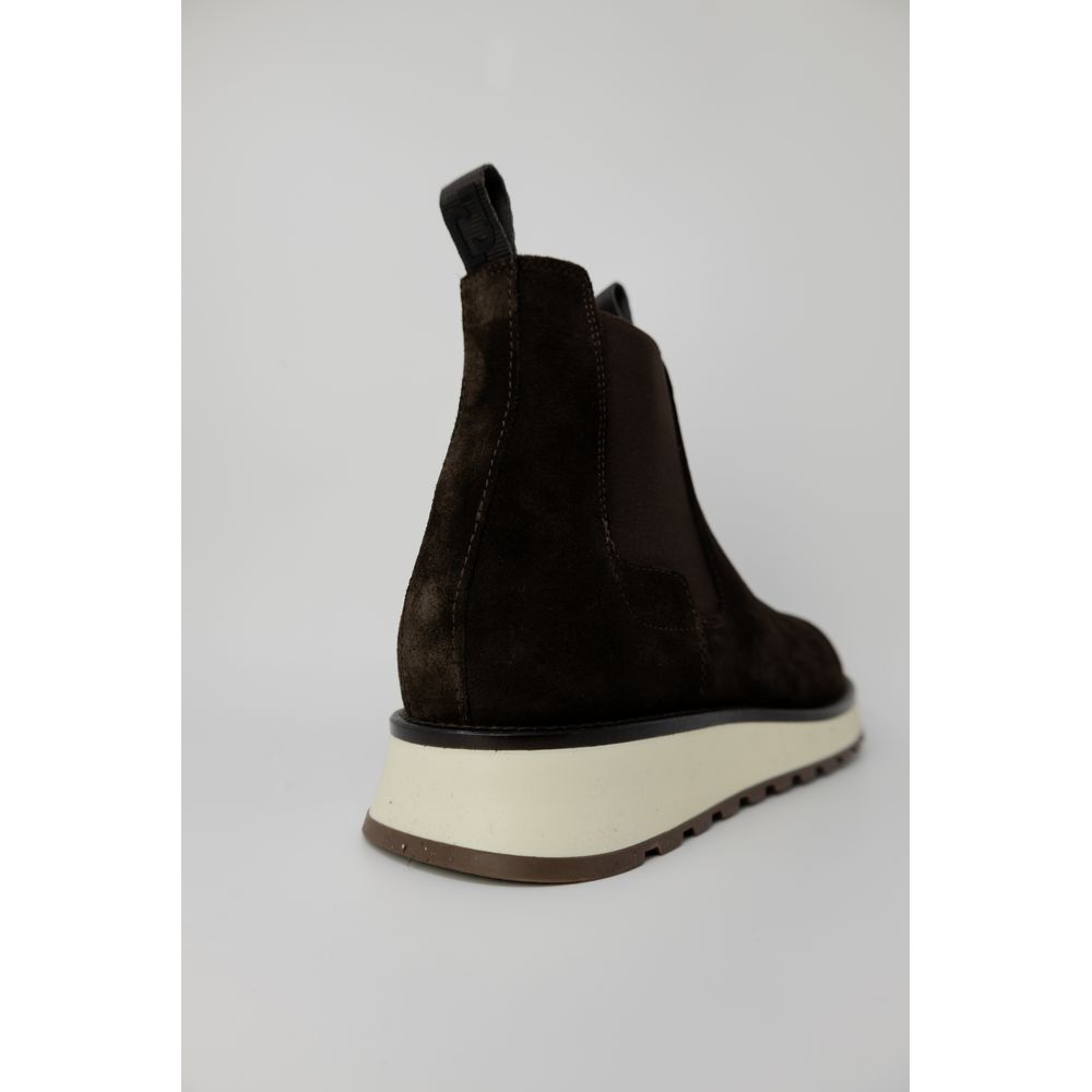 LIU JO Brown Suede Leather Boot