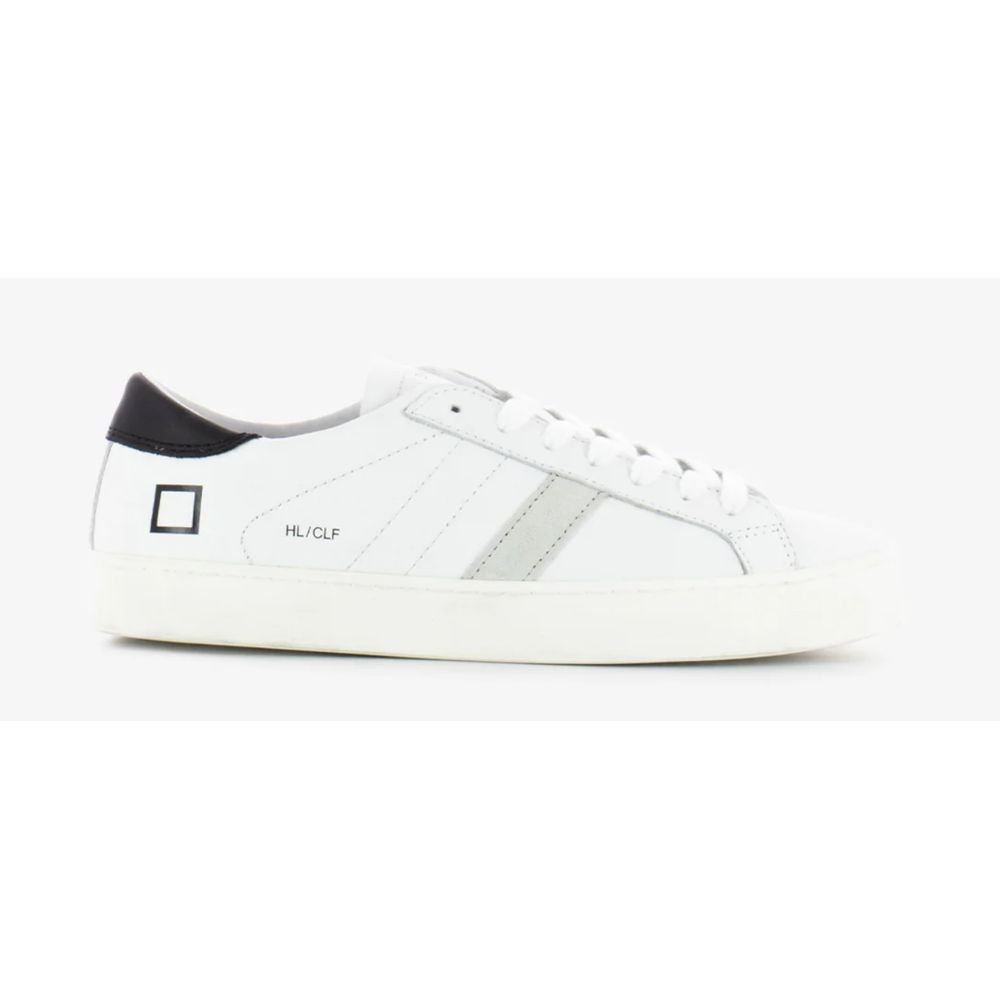 D.A.T.E. White Leather Sneaker