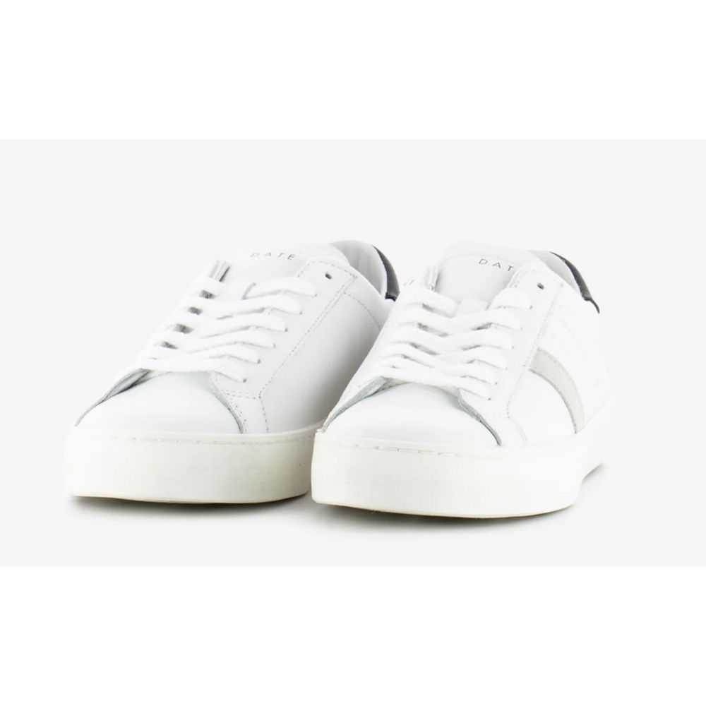 D.A.T.E. White Leather Sneaker