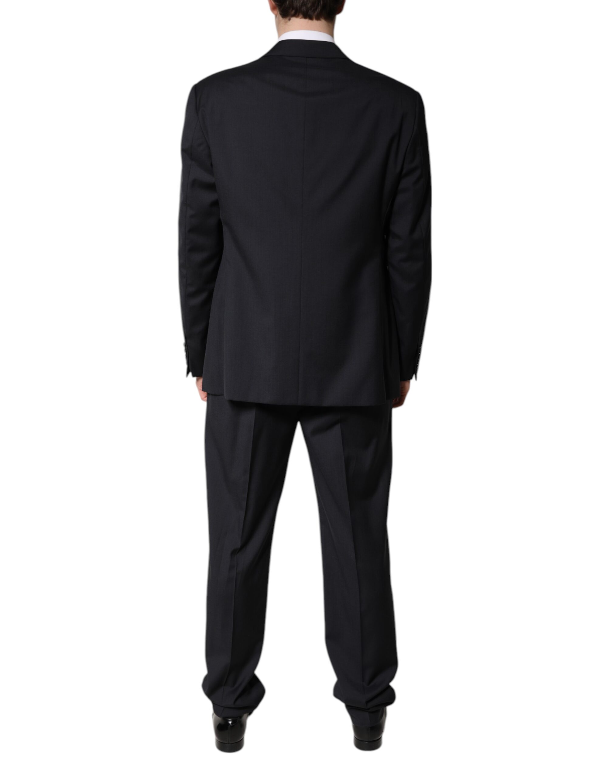 Armani Emporio Black Single Breasted Formal 2 Piece Suit