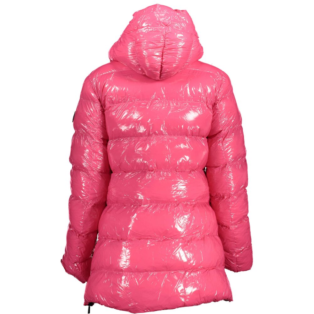 U.S. Polo Assn. Pink Polyester Women Jacket