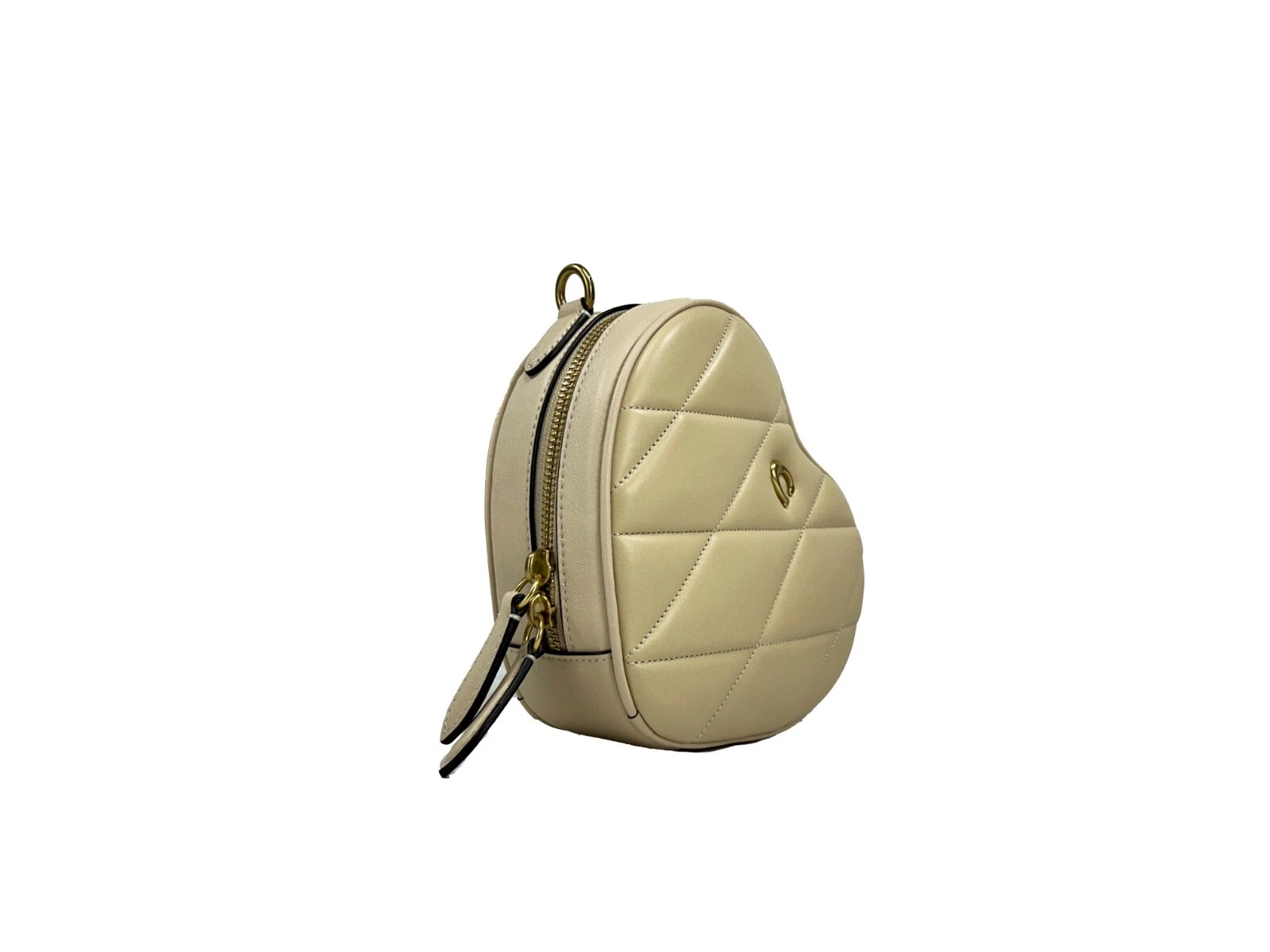 Coach Heart Small Quilted Leather Crossbody Bag Purse