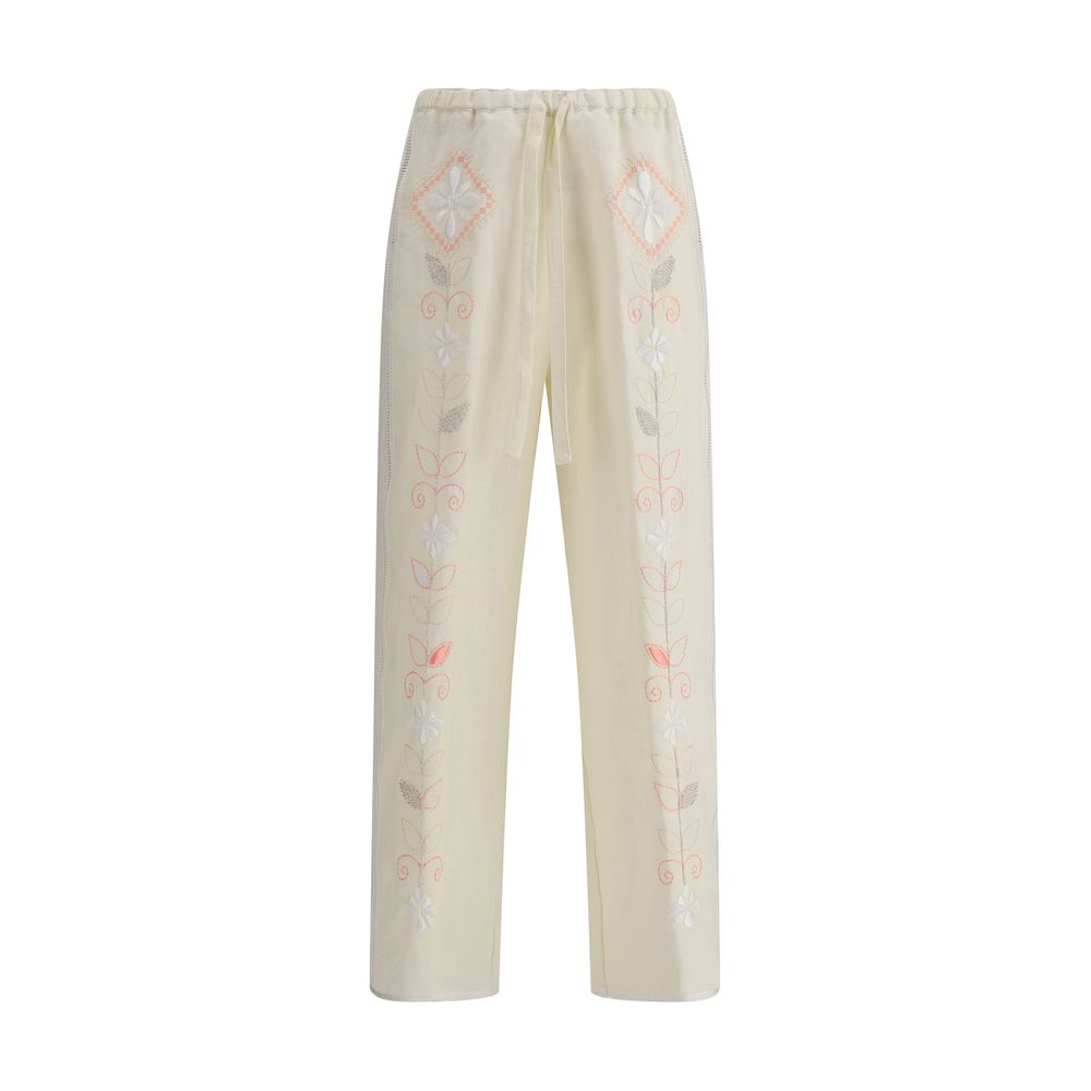 Forte Forte Embroidered linen Pants