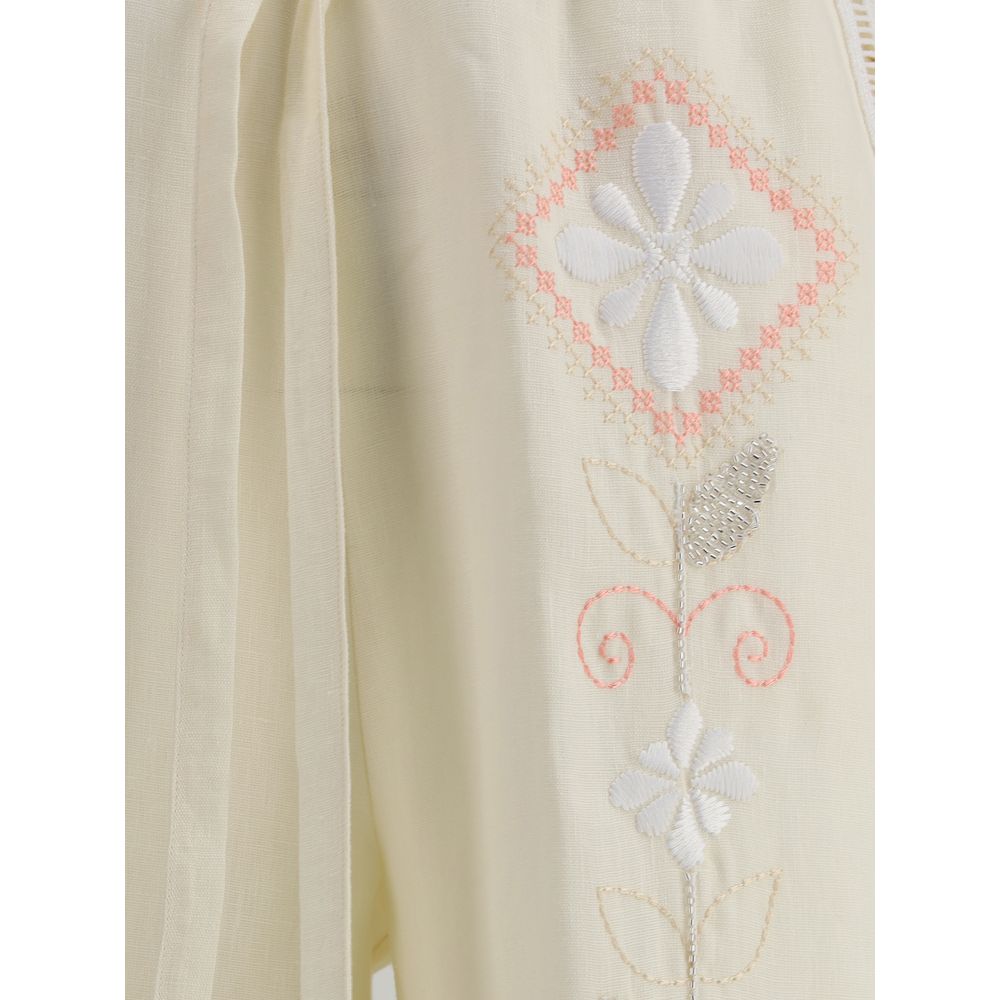 Forte Forte Embroidered linen Pants