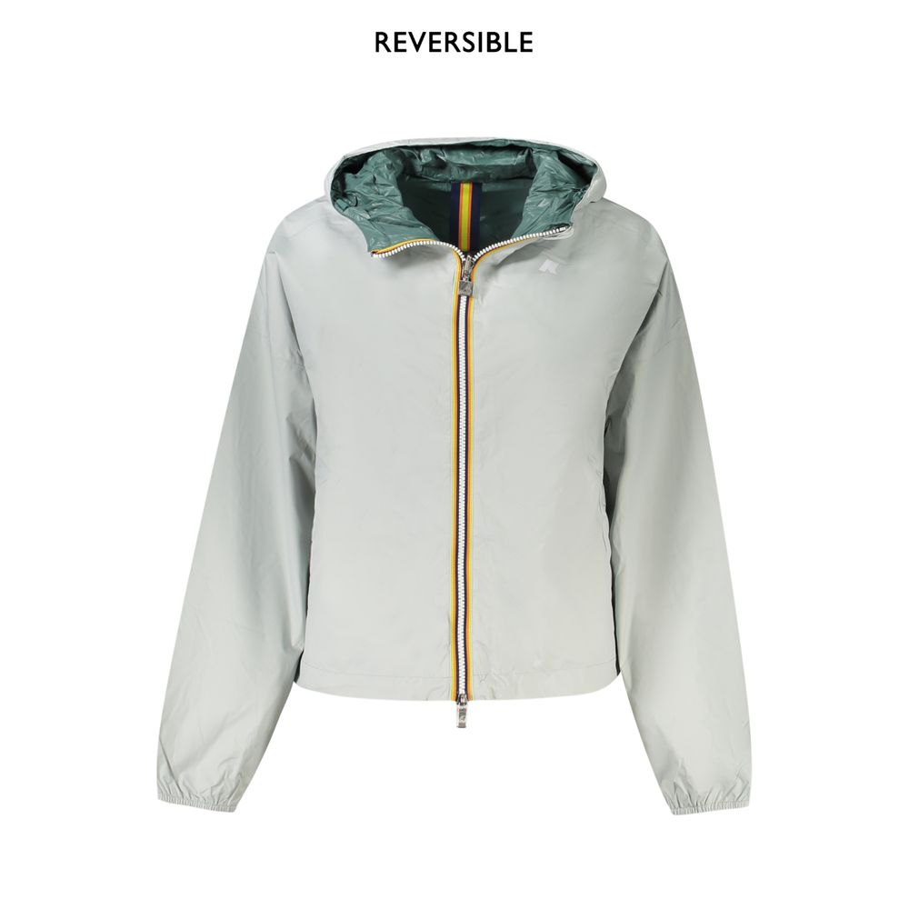 K-Way Gray Nylon Women Jacket