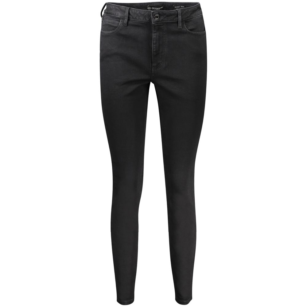 Guess Shoes Black Cotton Jeans & Pant