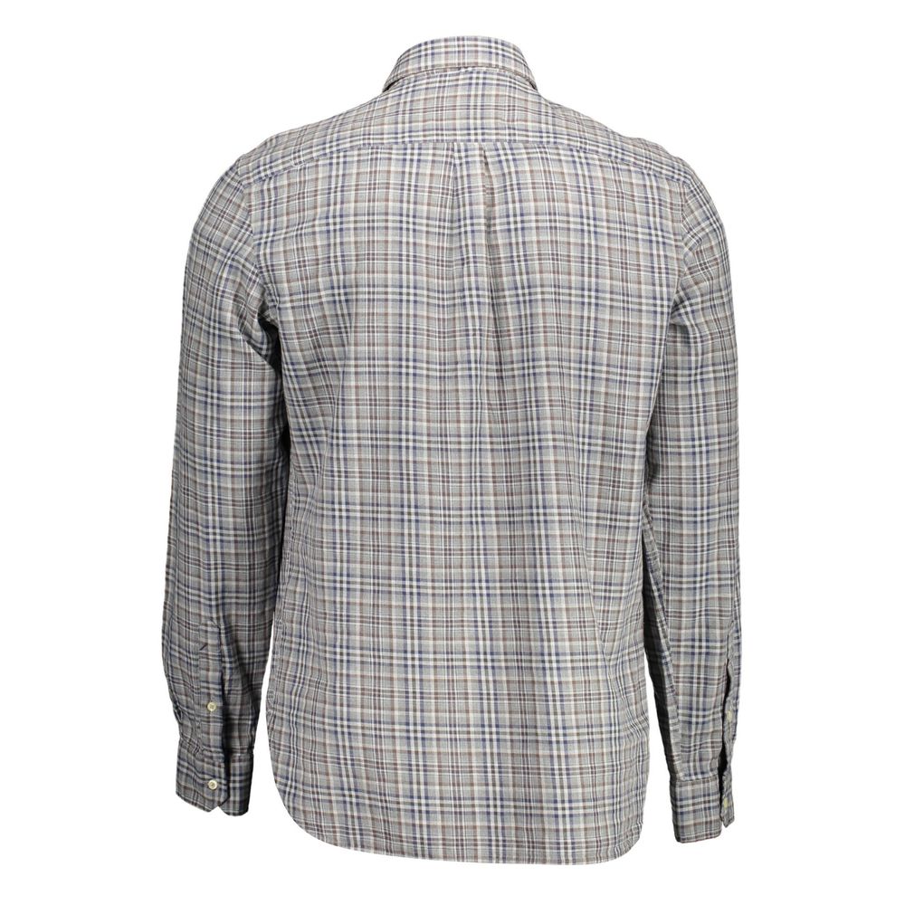 U.S. Polo Assn. Brown Cotton Men Shirt