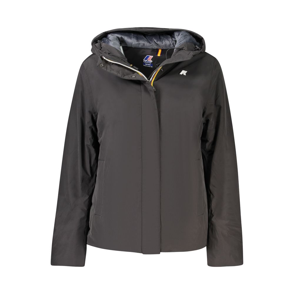 K-Way Black Polyamide Women Jacket