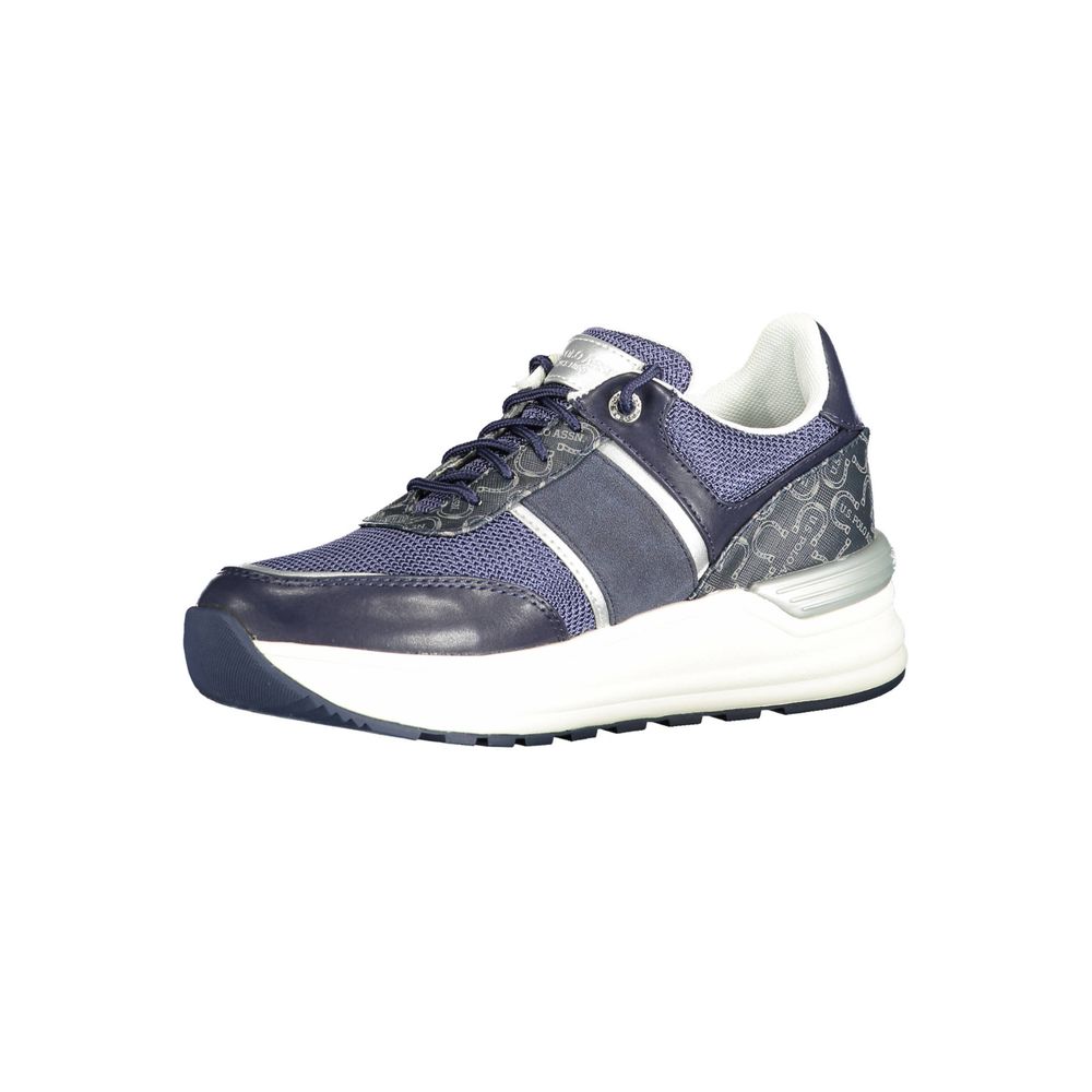 U.S. Polo Assn. Blue Polyester Women Sneaker