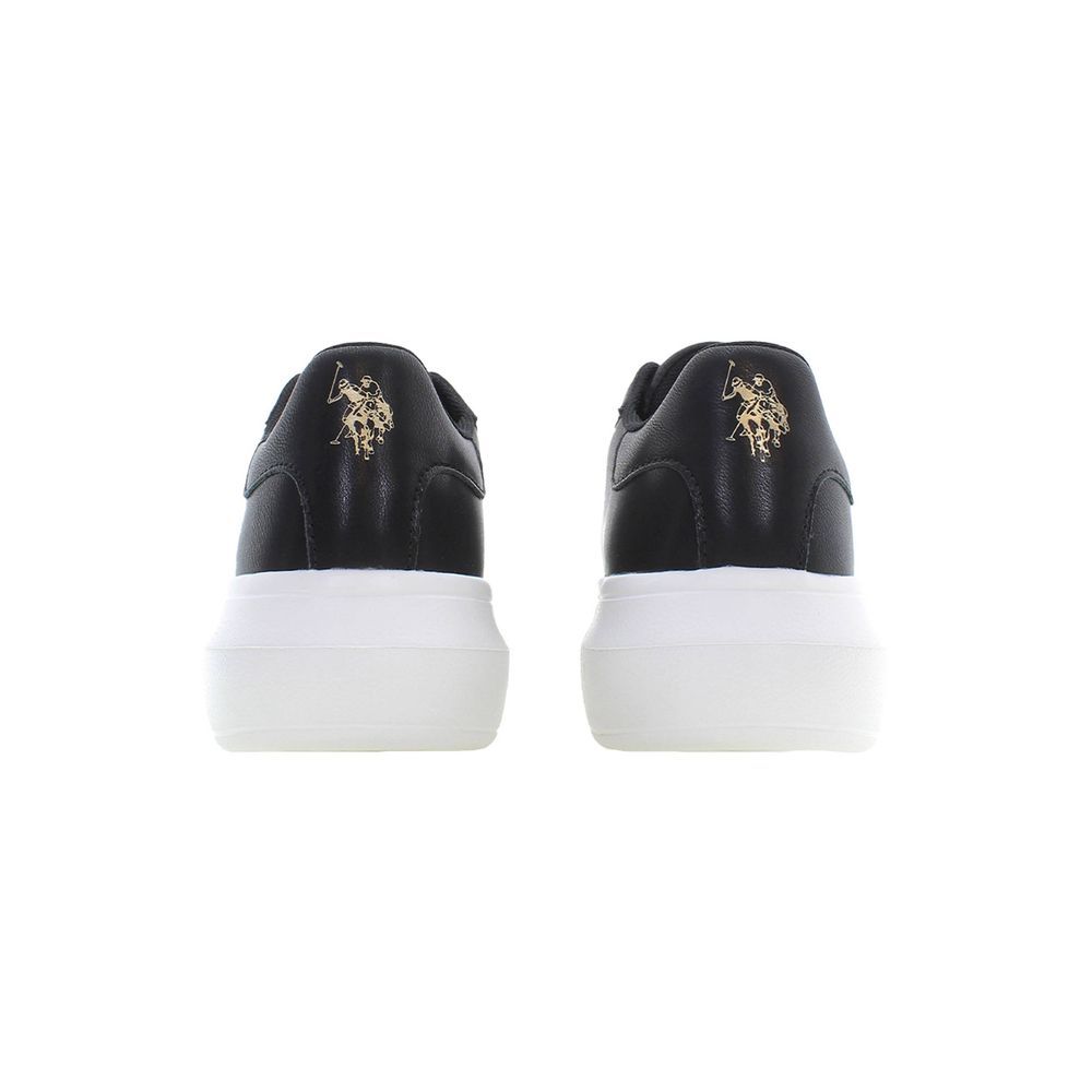 U.S. Polo Assn. Black Polyester Women Sneaker