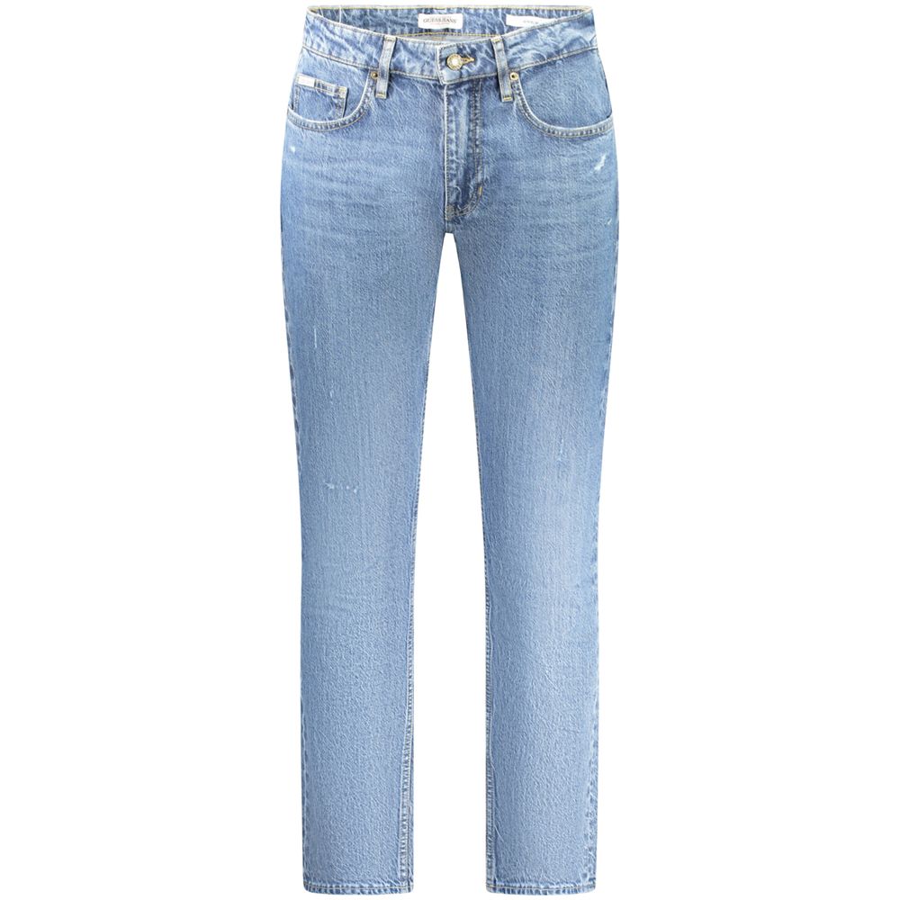 Guess Shoes Blue Cotton Men Jeans