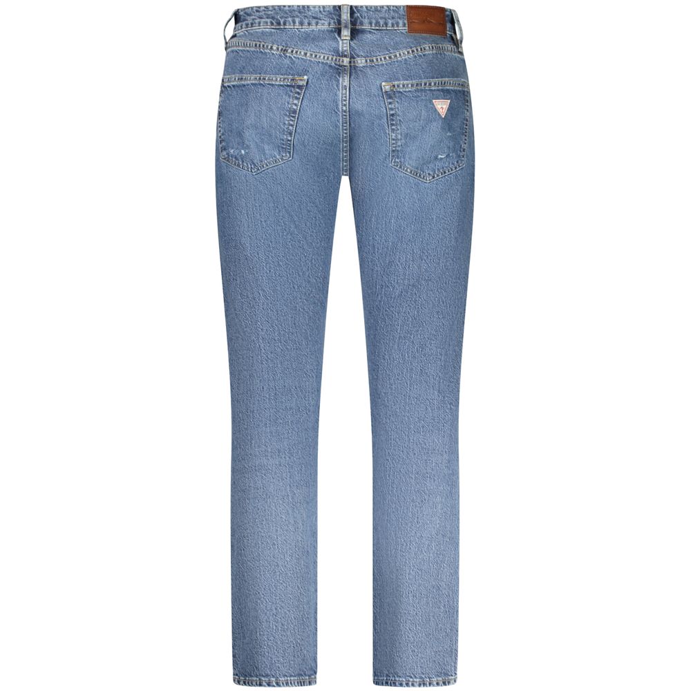 Guess Shoes Blue Cotton Men Jeans