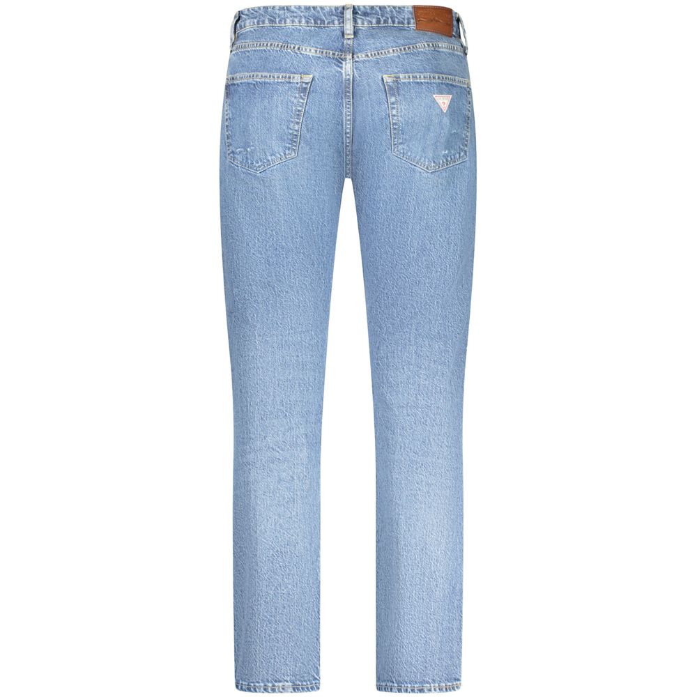 Guess Shoes Blue Cotton Men Jeans