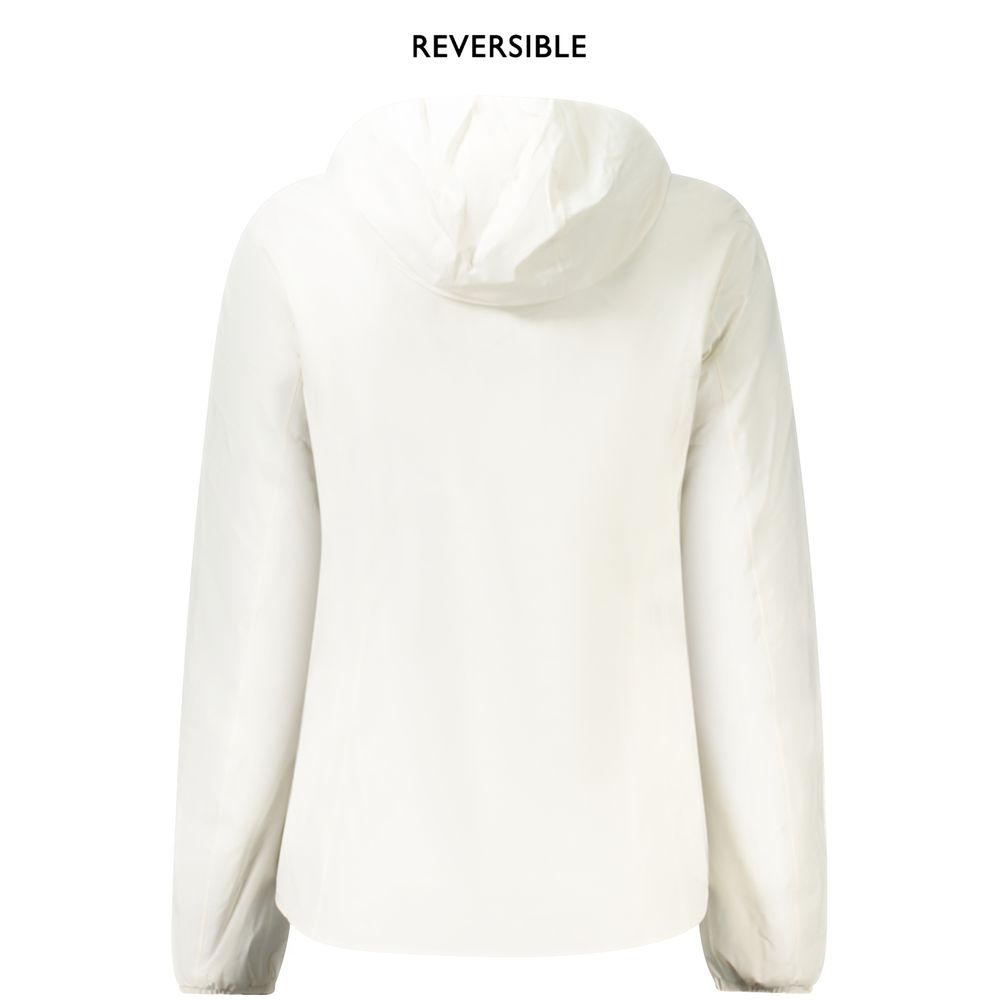 K-Way White Nylon Women Jacket