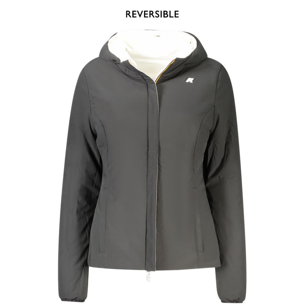 K-Way White Nylon Women Jacket