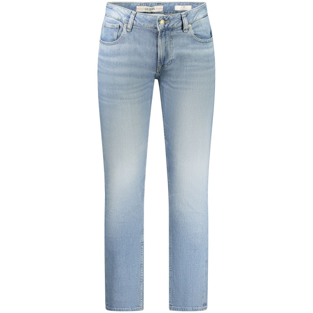 Guess Shoes Blue Cotton Men Jeans