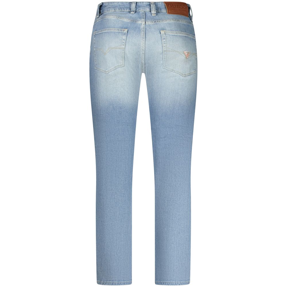 Guess Shoes Blue Cotton Men Jeans