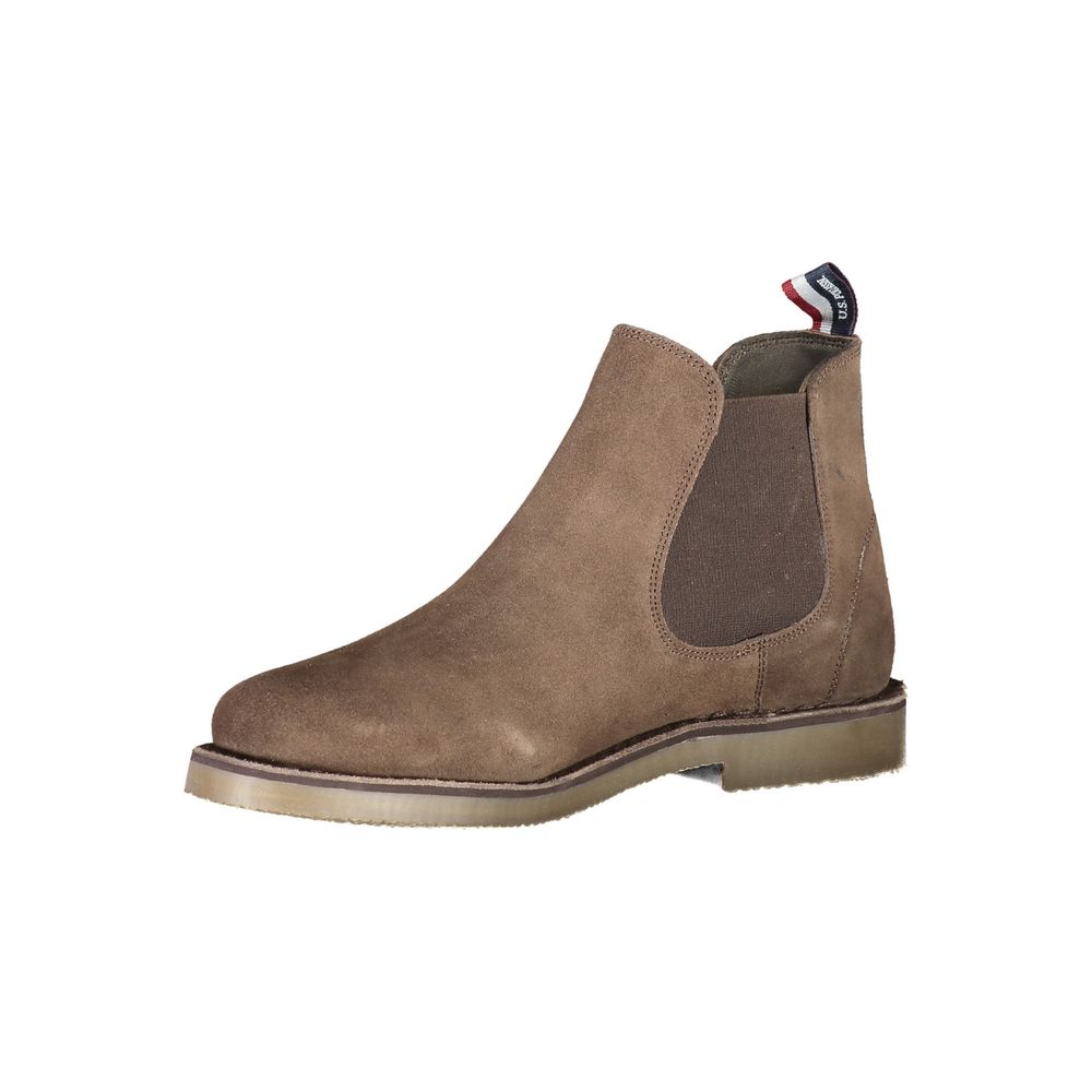 U.S. Polo Assn. Brown Leather Men Boot