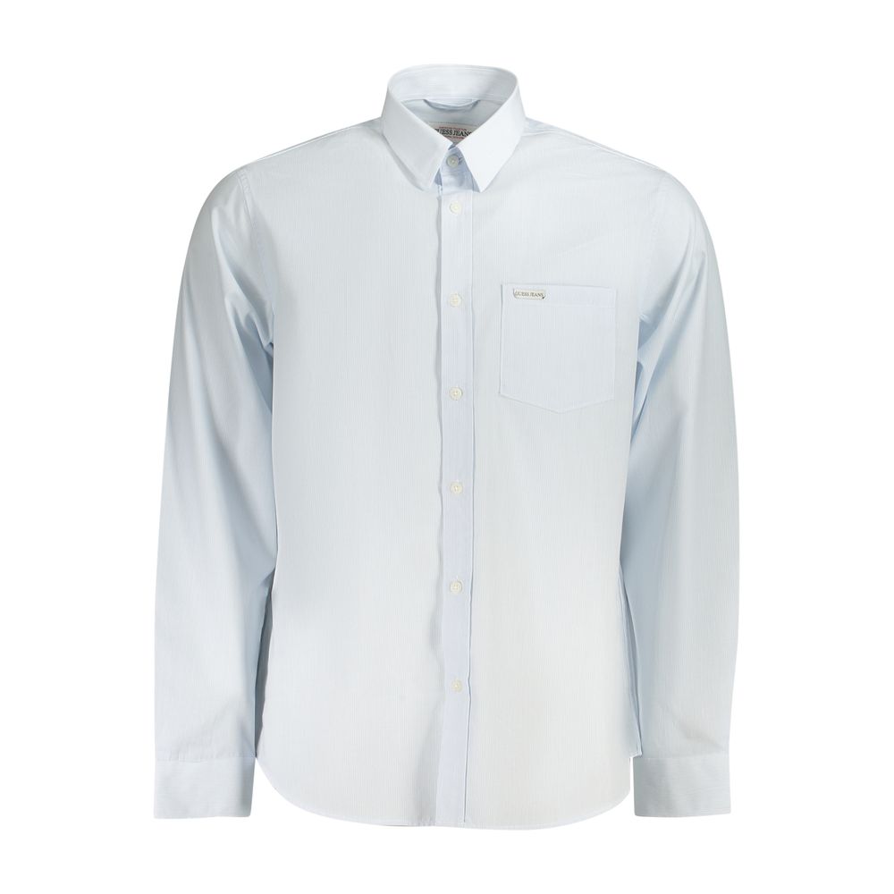 Guess Shoes Light Blue Cotton Men Shirt