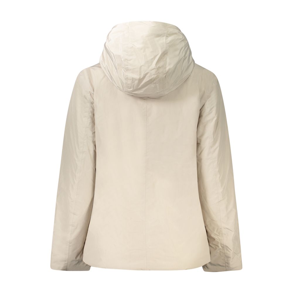 K-Way Beige Polyamide Women Jacket