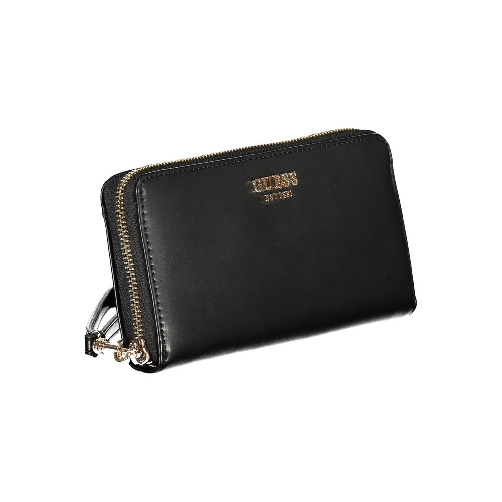 Guess Shoes Black Polyethylene Wallet