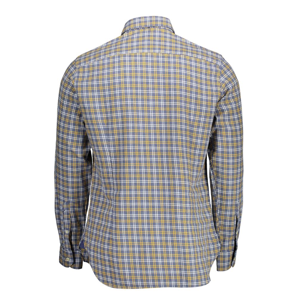 U.S. Polo Assn. Blue Cotton Men Shirt