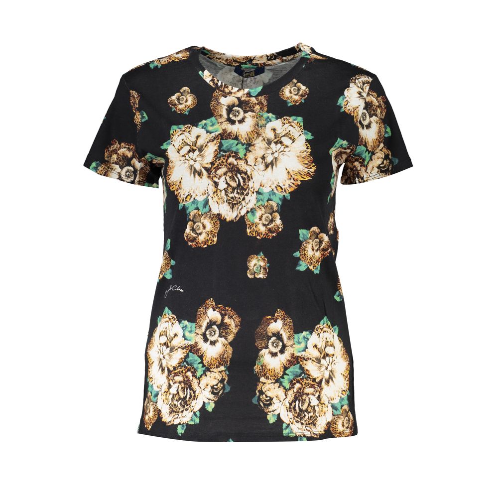 cavalli CLASS Black Cotton Tops & T-Shirt