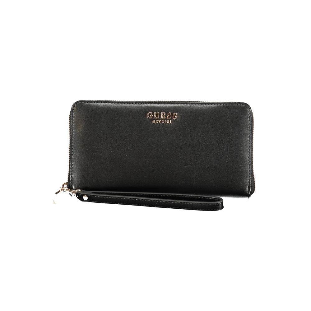 Guess Shoes Black Polyethylene Wallet
