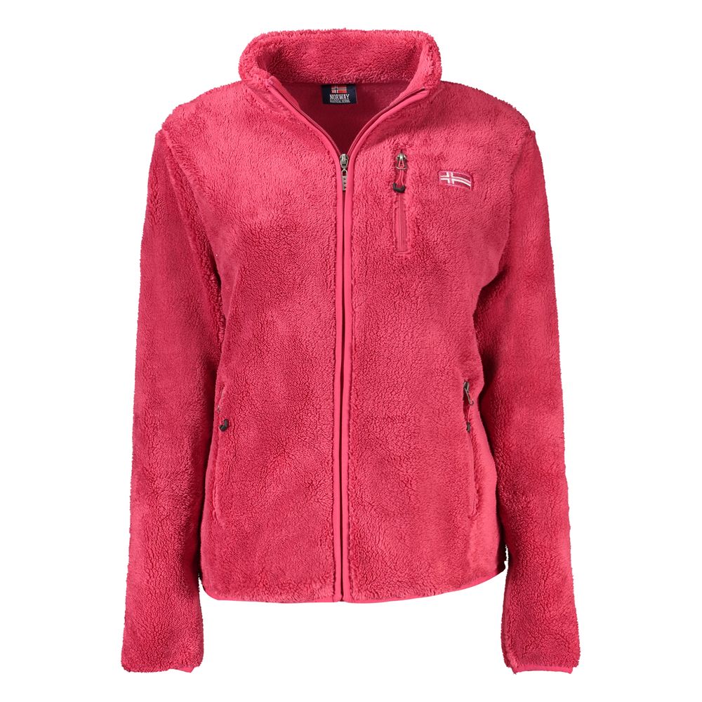 Geographical Norway Pink Polyester Women Jacket